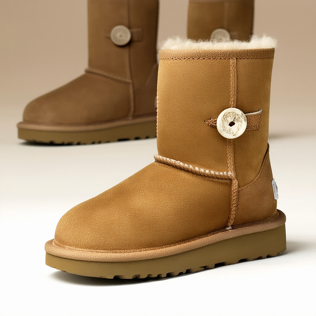 UGG Unisex-Child T Bailey Button Ii Fashion Boot
