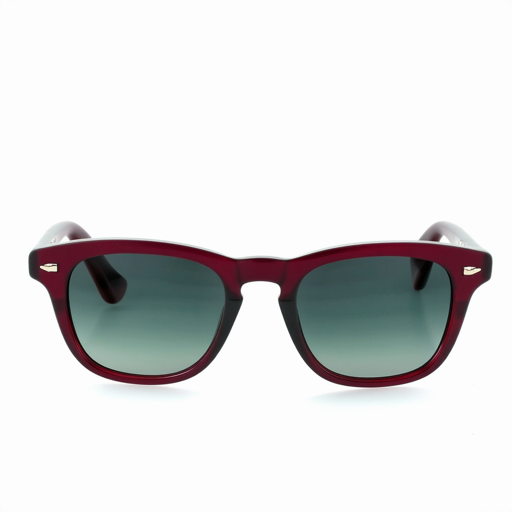 Gucci Sunglasses - 3712 / Frame: Burgundy Lens: Gray Green Gradient