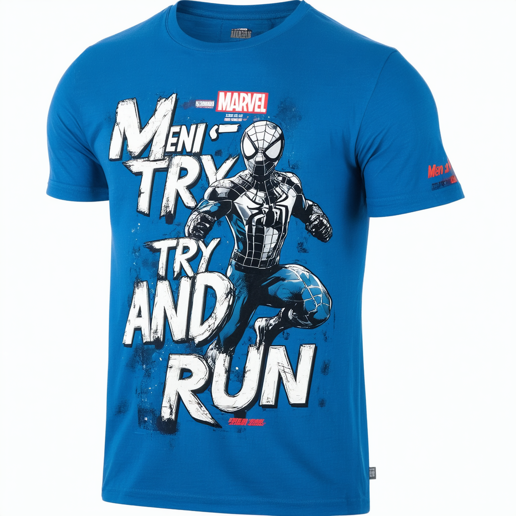 Marvel Men's Try and Run T-Shirt