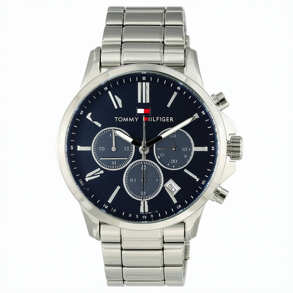 Tommy Hilfiger Men's 1791172 Analog Display Quartz Silver Watch