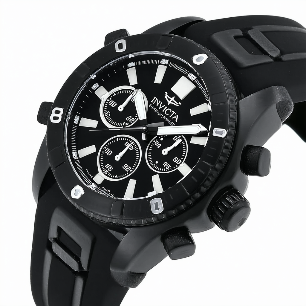 Invicta Men's 16148 Venom Analog Display Swiss Quartz Black Watch