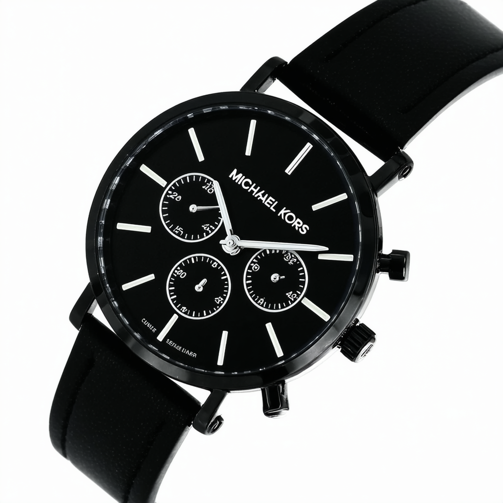 Michael Kors Pyper Three-Hand Black Ipstainless Steel Watch
