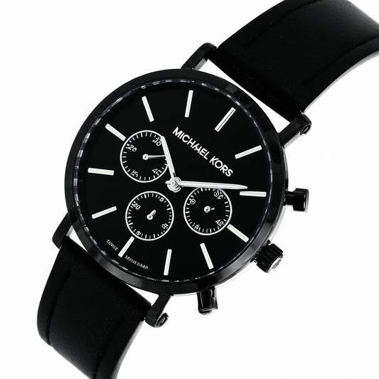 Michael Kors Pyper Three-Hand Black Ipstainless Steel Watch