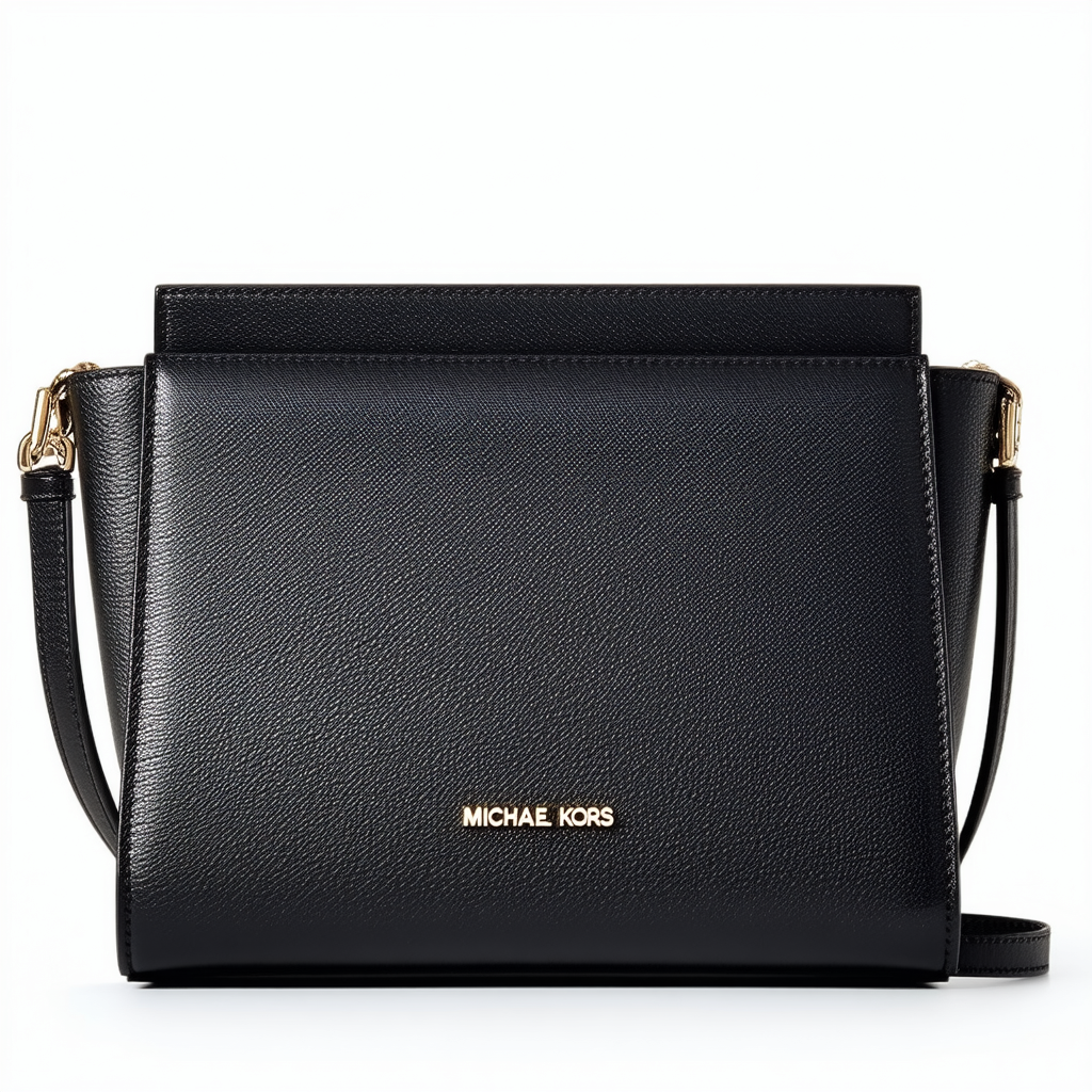 Michael Kors Julia Ladies Medium Black Leather Shoulder Bag 30S6GJQL2L-001