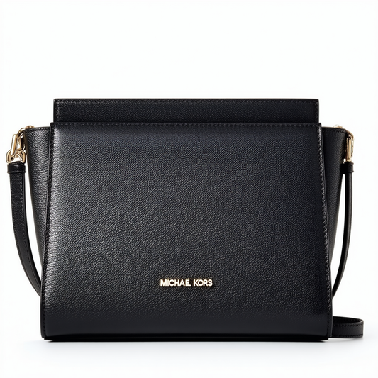 Michael Kors Julia Ladies Medium Black Leather Shoulder Bag 30S6GJQL2L-001