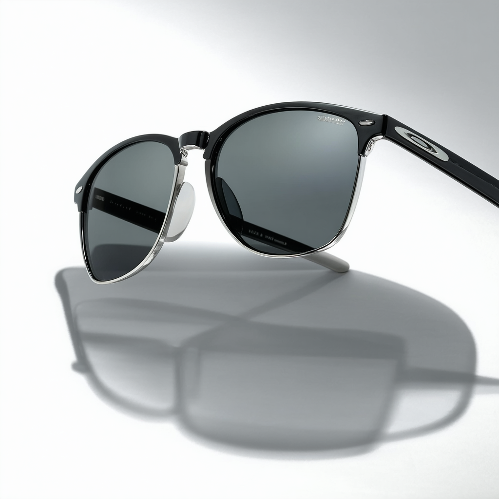 Oakley Men's Frogskins Metal Sunglasses, Lead/Black Iridium, One Size