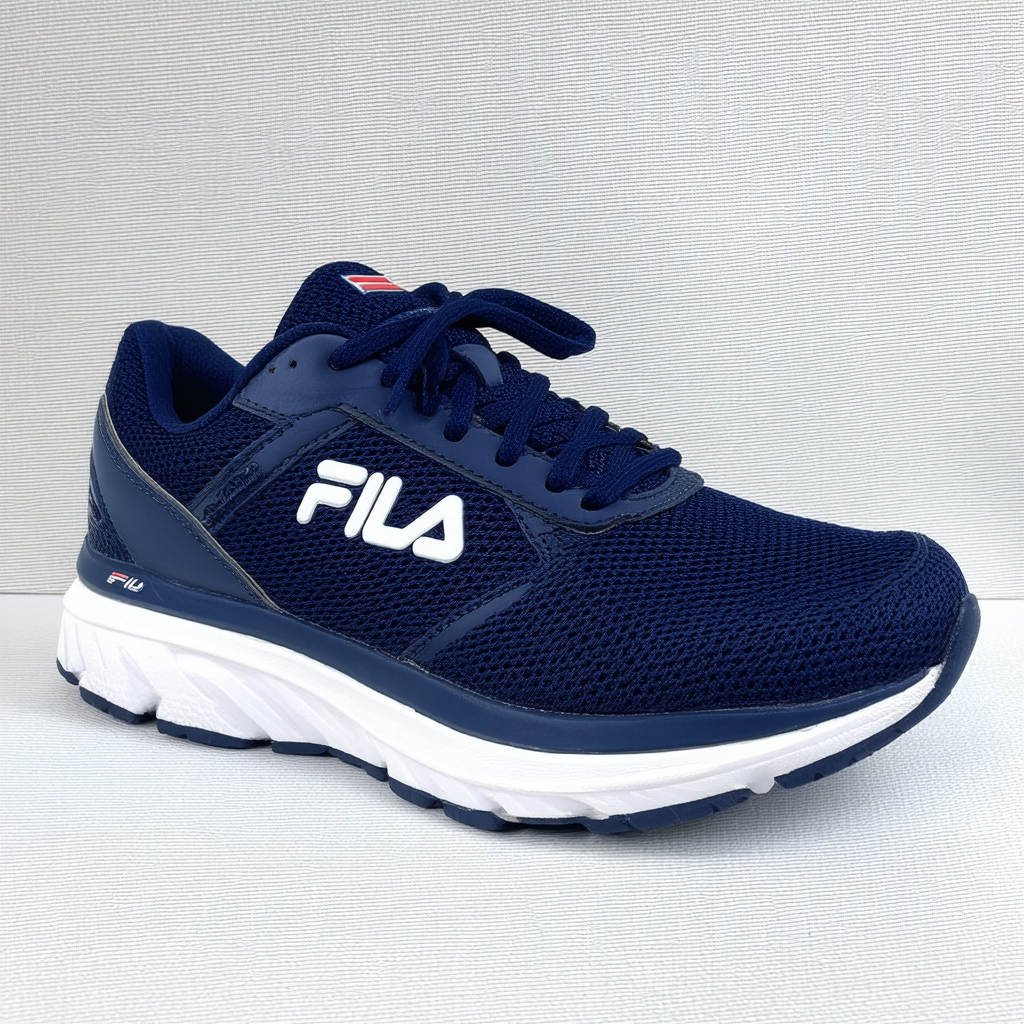 Fila Mens Memory Electraxis 20 Mesh Fitness Running Shoes Navy