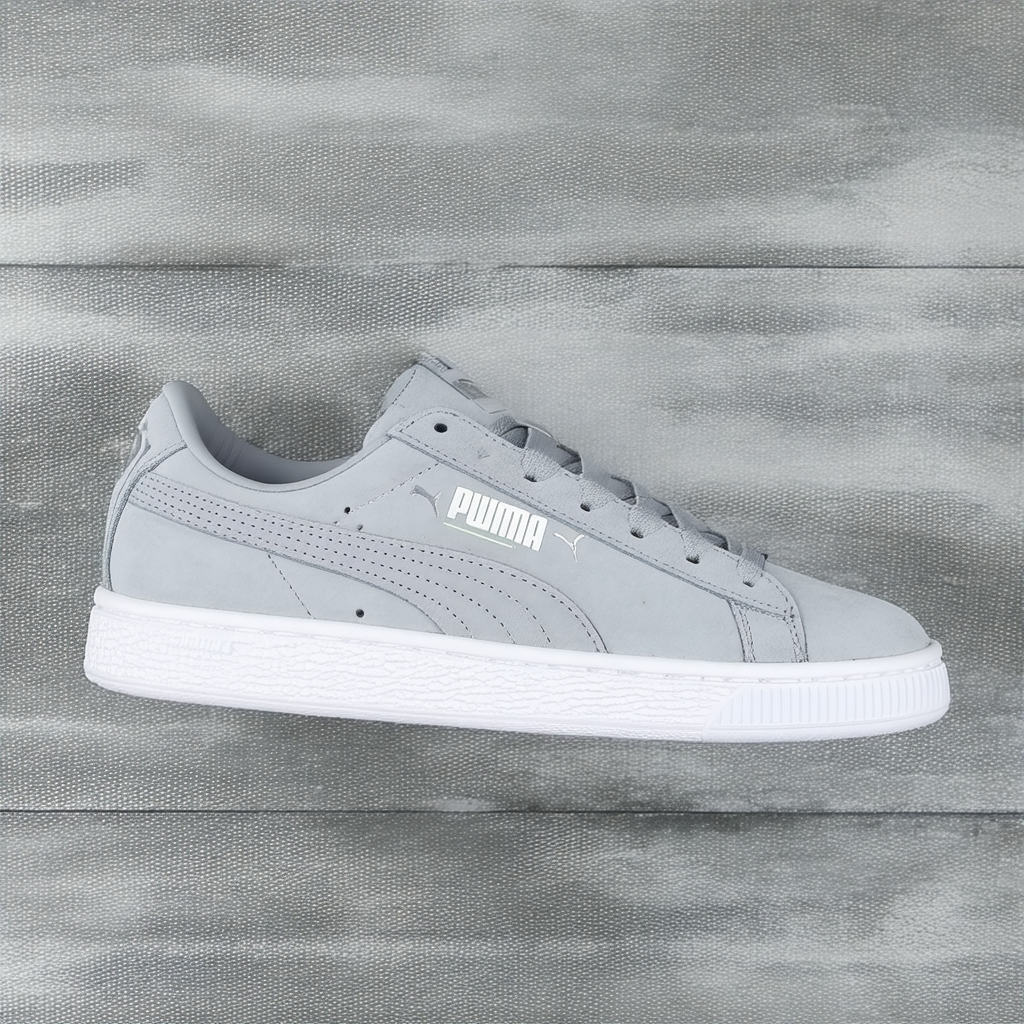 PUMA Mens Suede Classic Colorburn Casual Sneakers, Grey, 9.5