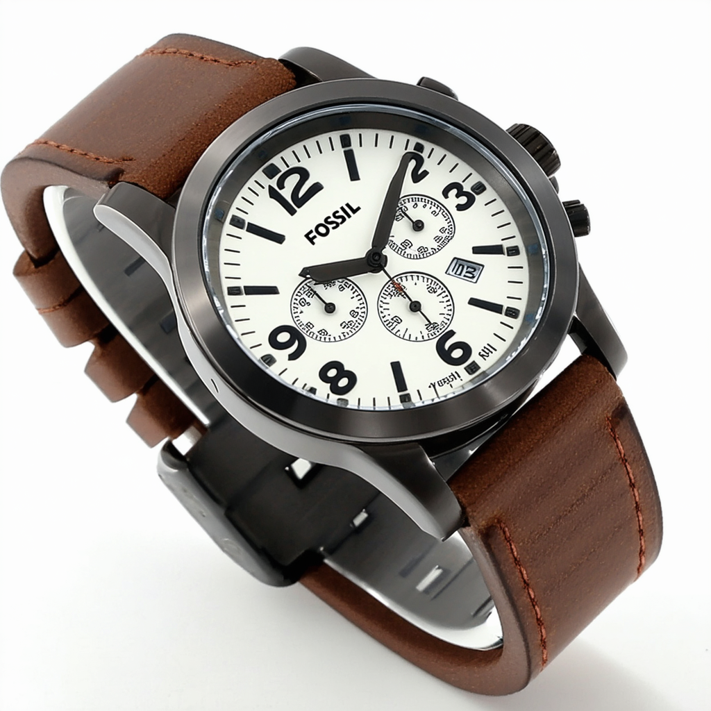 Fossil JR1302 Gage Plated Stainless Steel Brown Watch