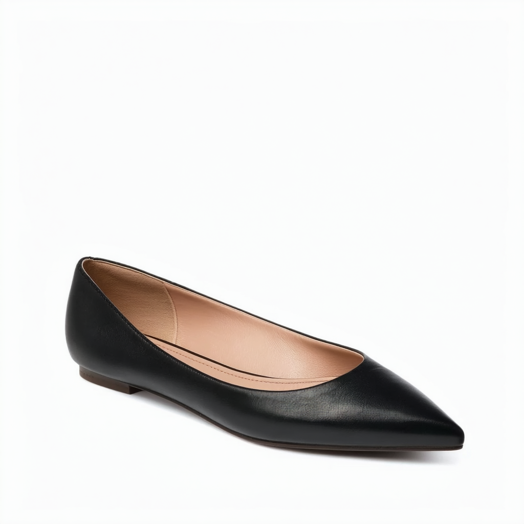 AK Anne Klein Sport Women's Onmyway Leather Pointed Toe Flat