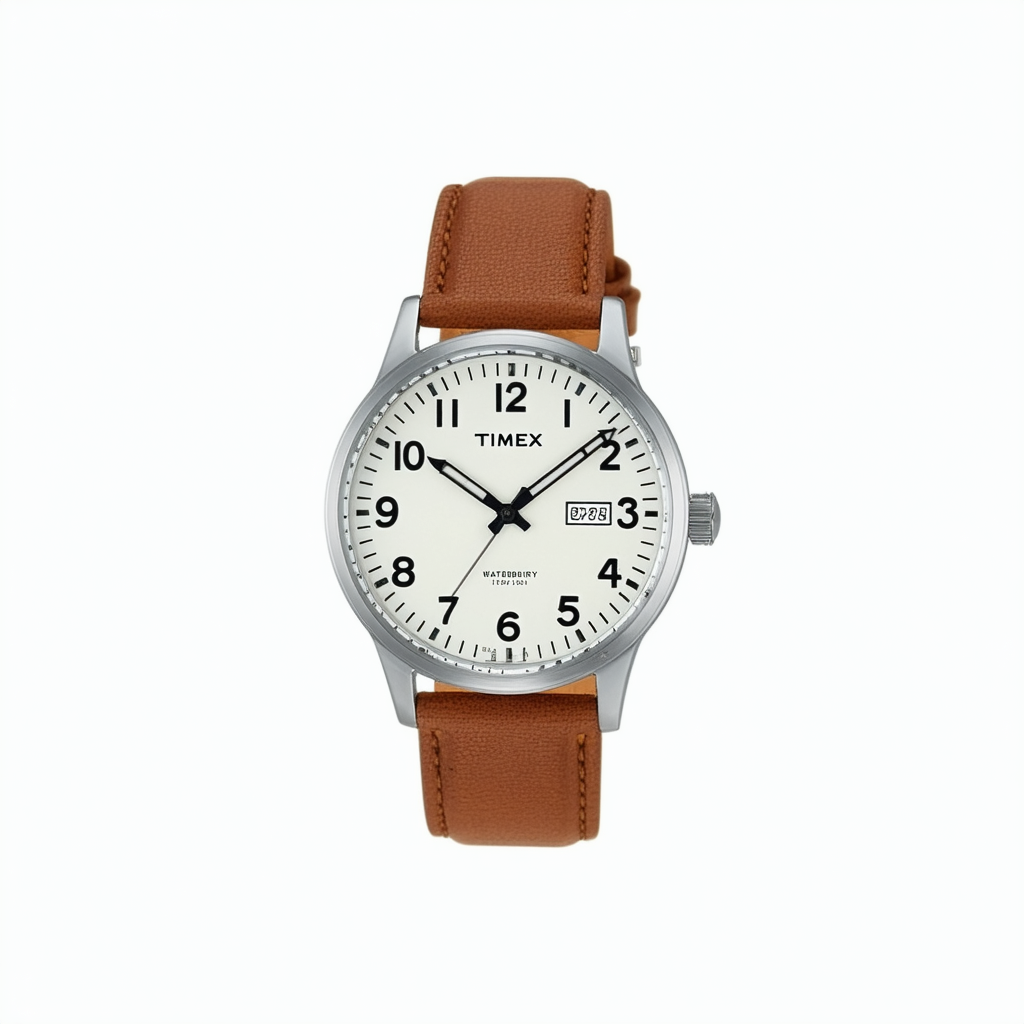 Timex TW2P84100 Waterbury Men's Watch Brown 42mm Stainless Steel