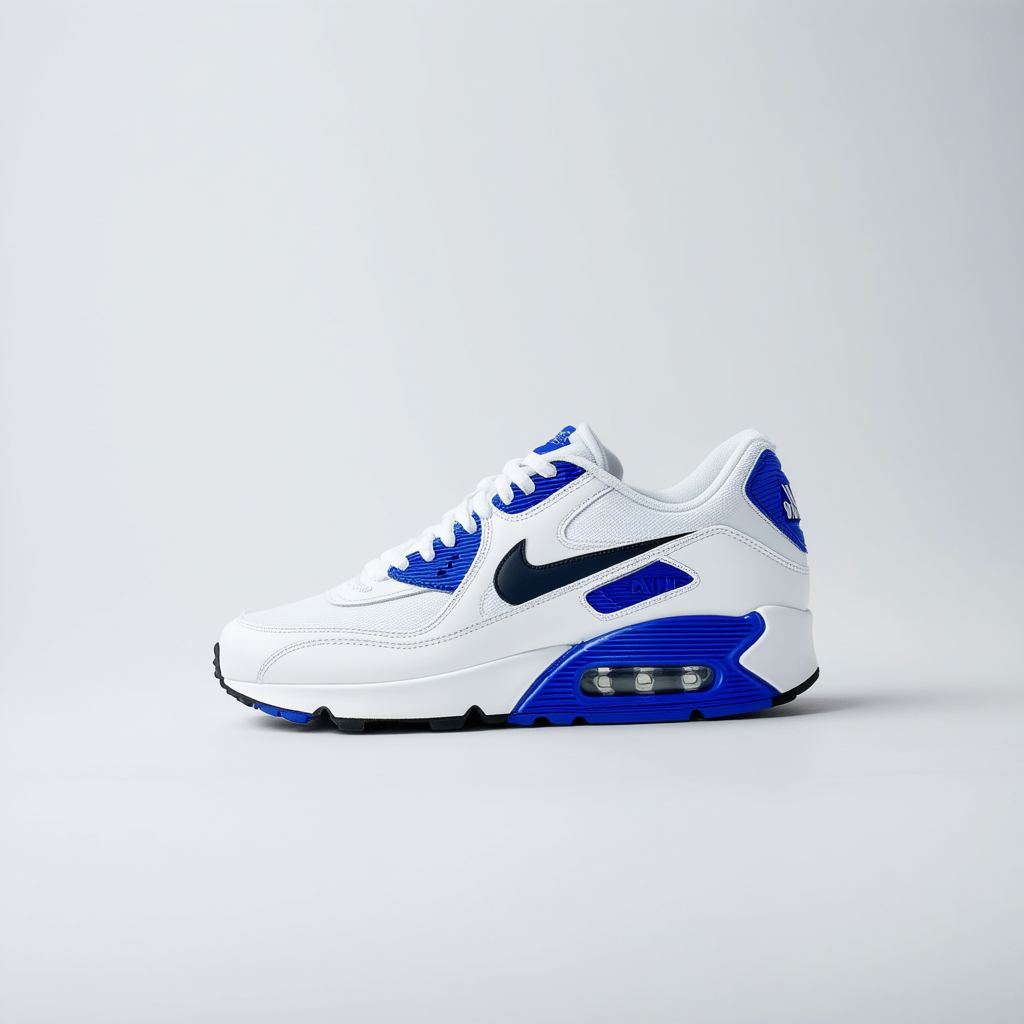 NIKE Air Max 90, White/Concord