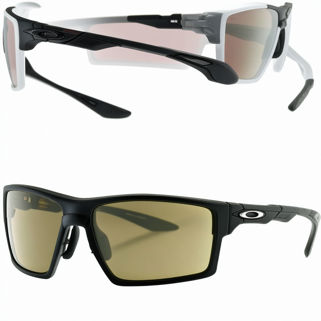 Oakley Men 1135018005 Black Matte/Red Sunglasses 56mm
