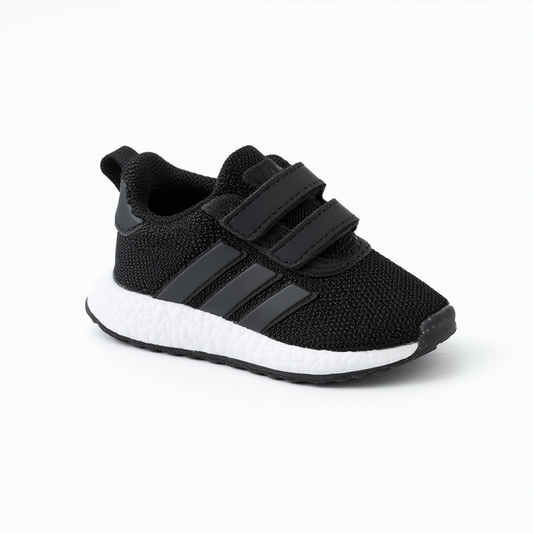 adidas Baby-Boy's Sneaker Flat, Black, 8.5