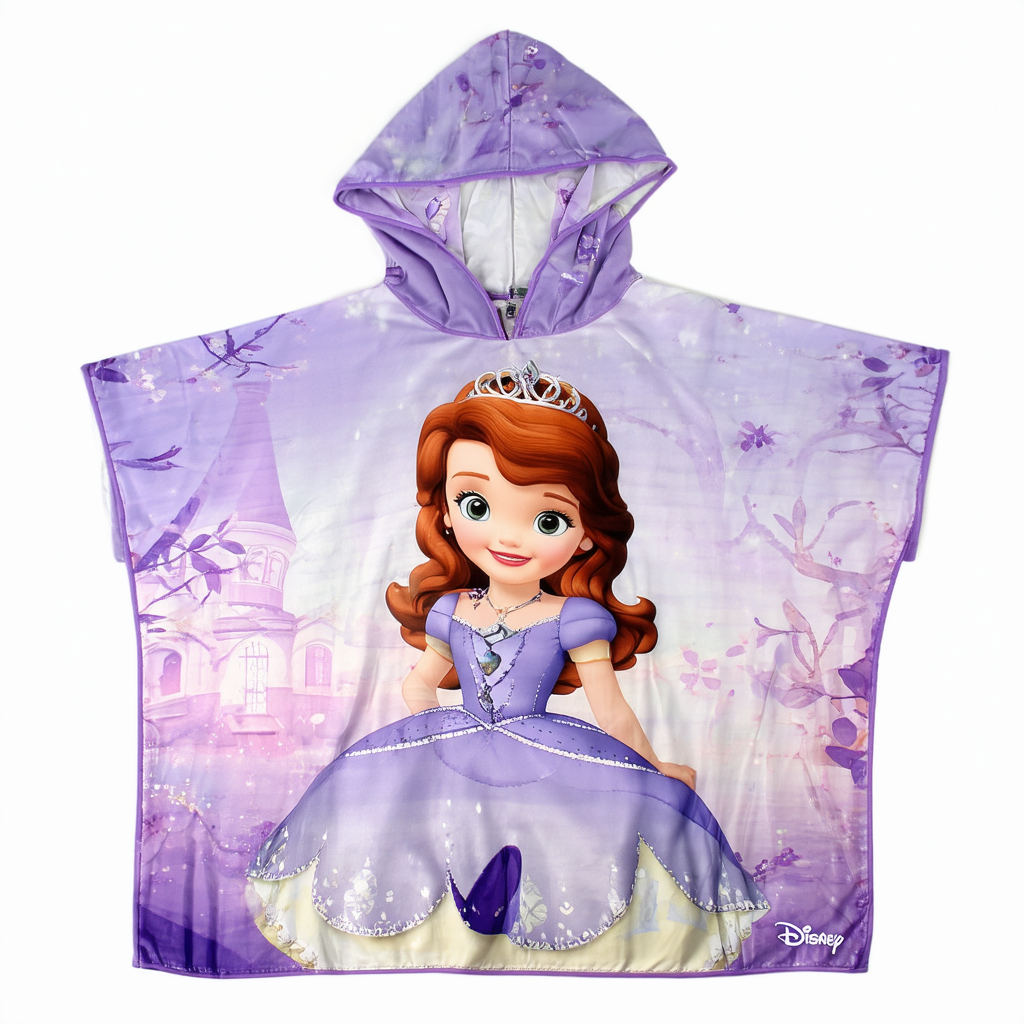 Disney Girls' Sofia The First Hooded Poncho