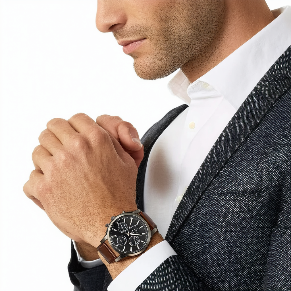 Kenneth Cole New York Men's 10020815 Dress Sport Analog Display Japanese Quartz Brown Watch
