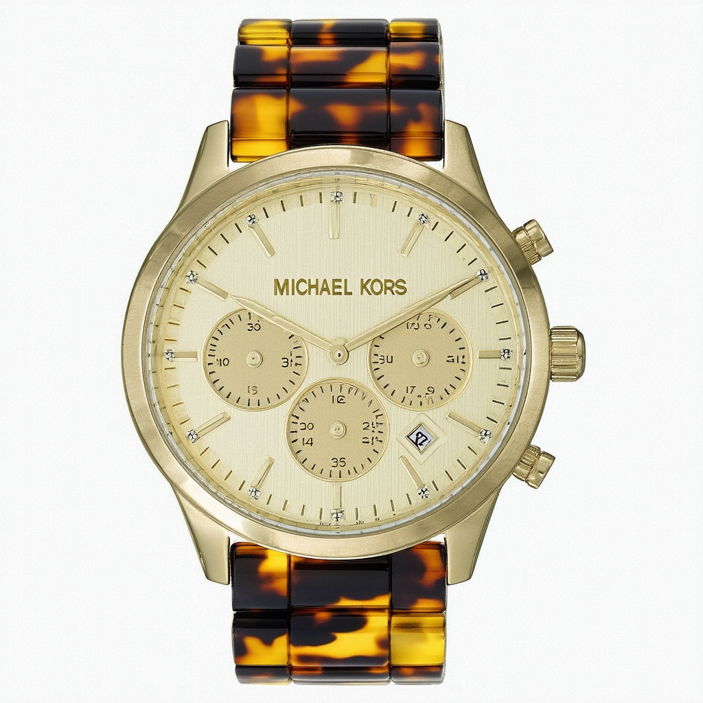 Michael Kors Women's Delray Tort Watch MK4314