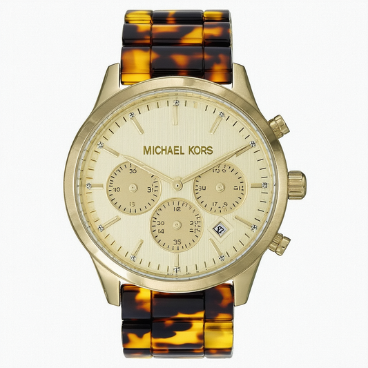 Michael Kors Women's Delray Tort Watch MK4314