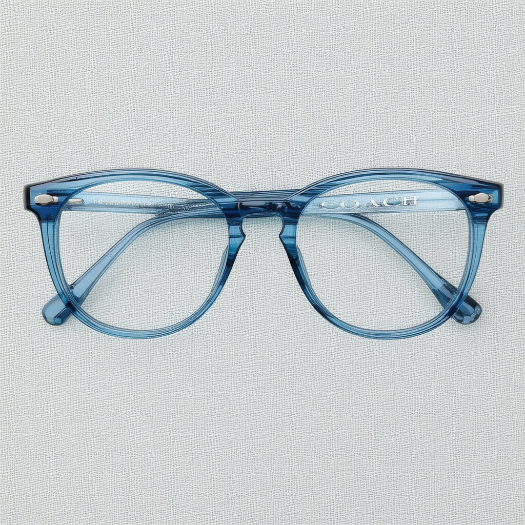 Coach Women's HC6049F Eyeglasses Blue/Crystal Ice Blue 54mm