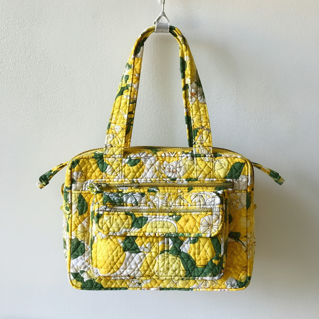 Vera Bradley Hipster in Lemon Parfait