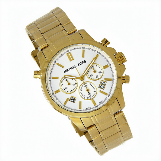 Michael Kors Men's Scout Chronograph Gold-Tone Stainless Steel Watch MK8629