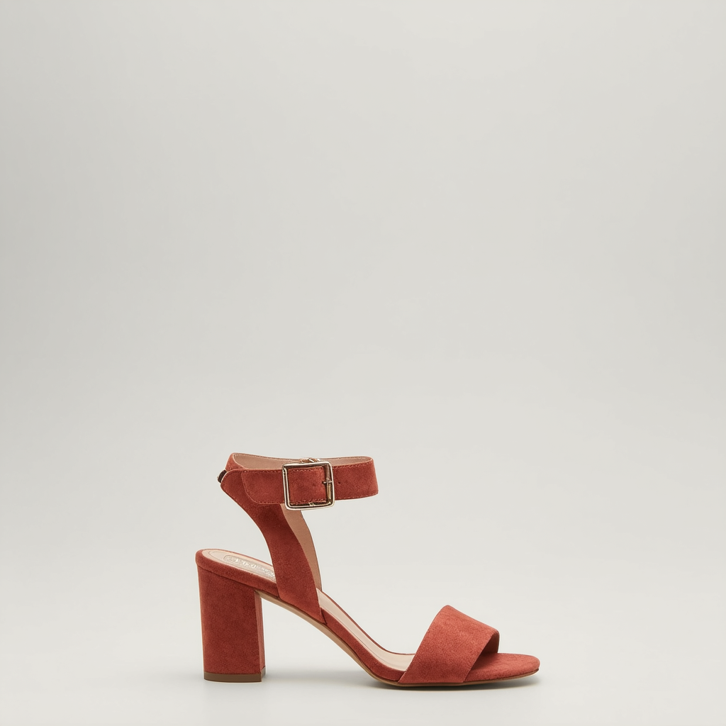 Vinca Camuto Ellezi Ankle High Sandal Brick Womens 8.5 M US
