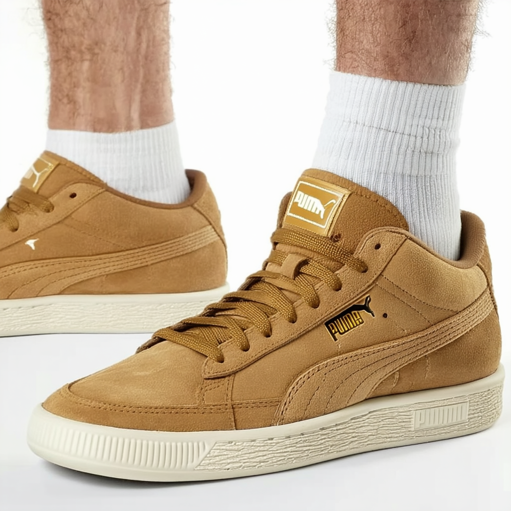 PUMA Men's Suede Mid Classic+ Sneaker