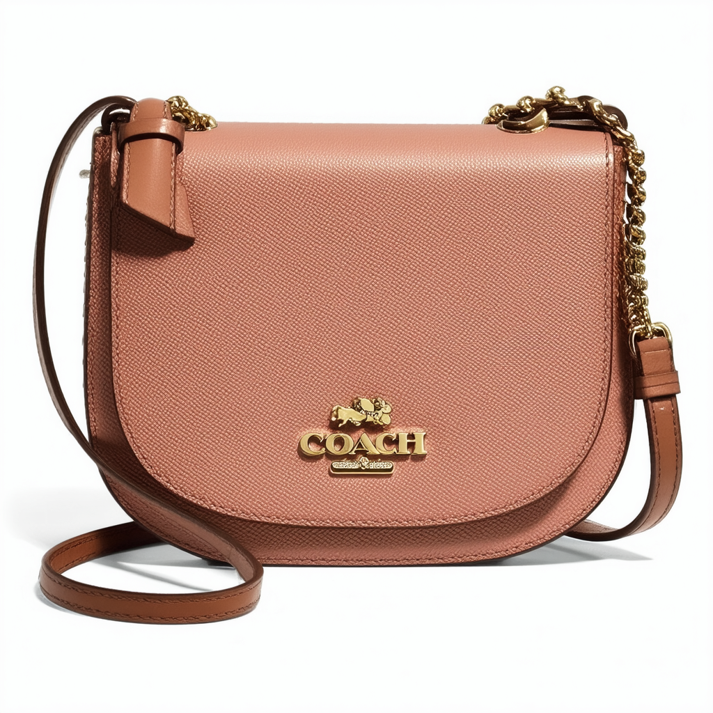 COACH Women's Polished Pebble Leather Chaise Crossbody