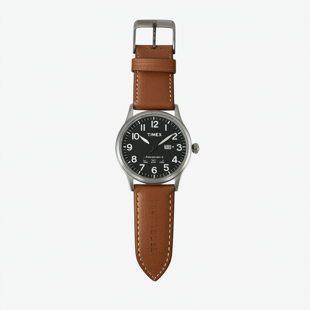 Timex 41 mm American Documents Leather Strap