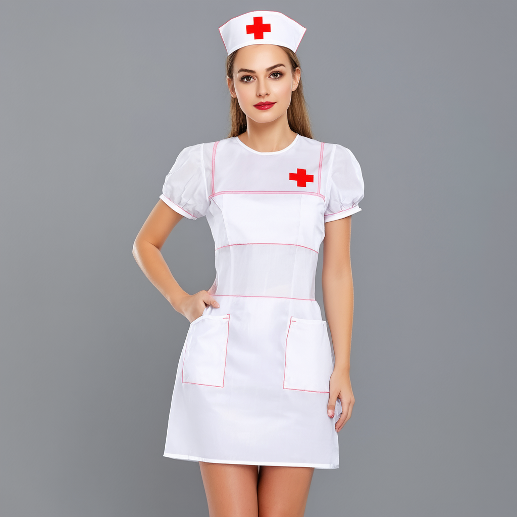Hot Nurse Costume - Queen - Dress Size 18-20