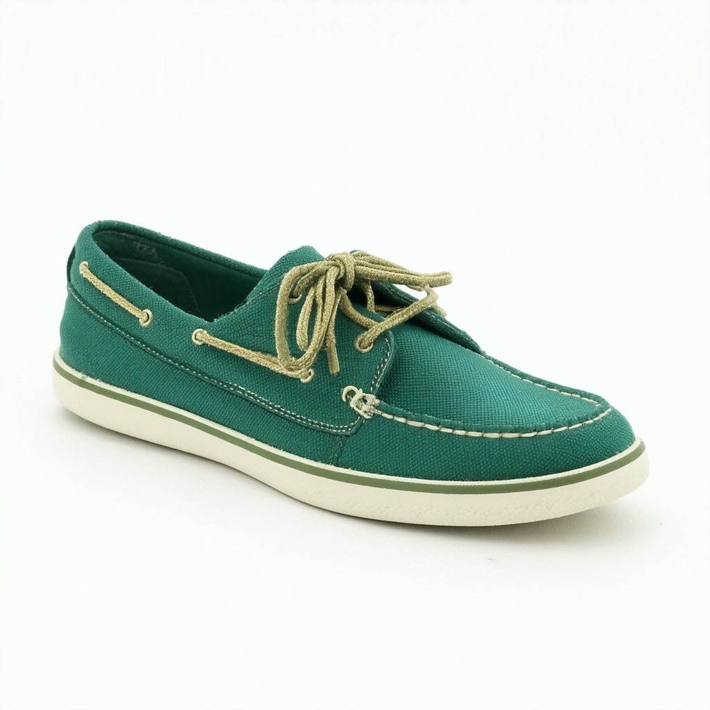 Sperry Womens Shorefront Lace Up Sneakers Shoes Casual - Green