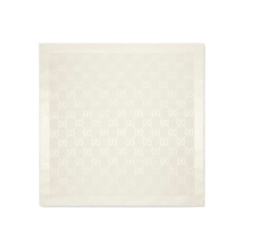 Jacquard Silk Wool Shawl