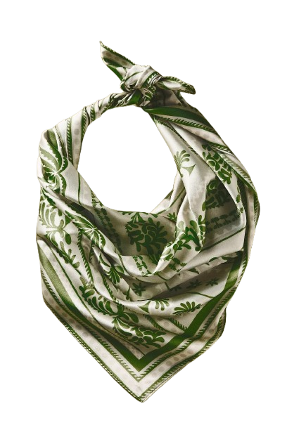 Palm Printed Hair Scarves, Set of 2