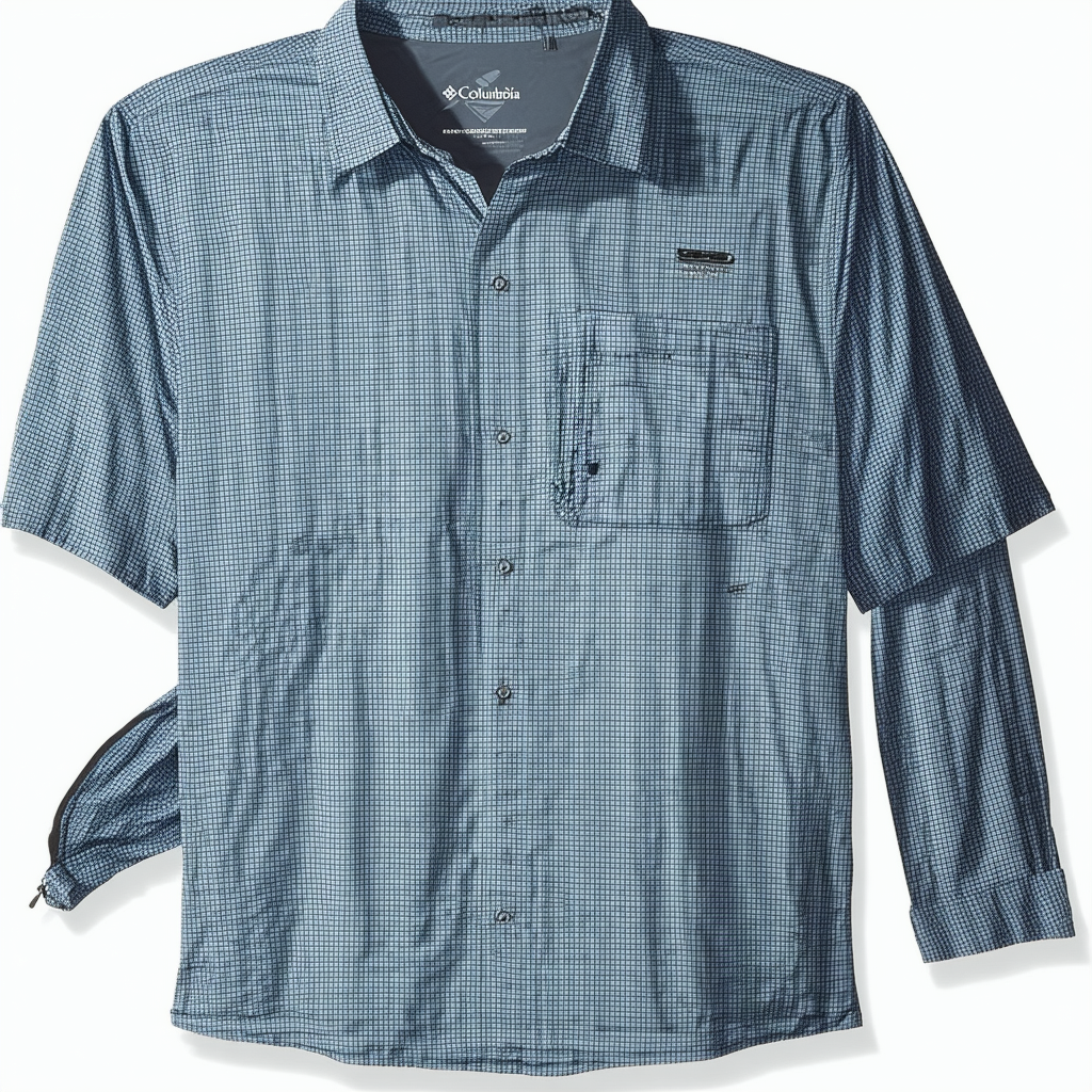 Columbia Sportswear Men's Low Drag Offshore Short Sleeve Shirt, Dark Mirage, Large