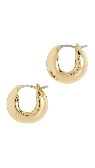 Mini Tome Hoop Earrings