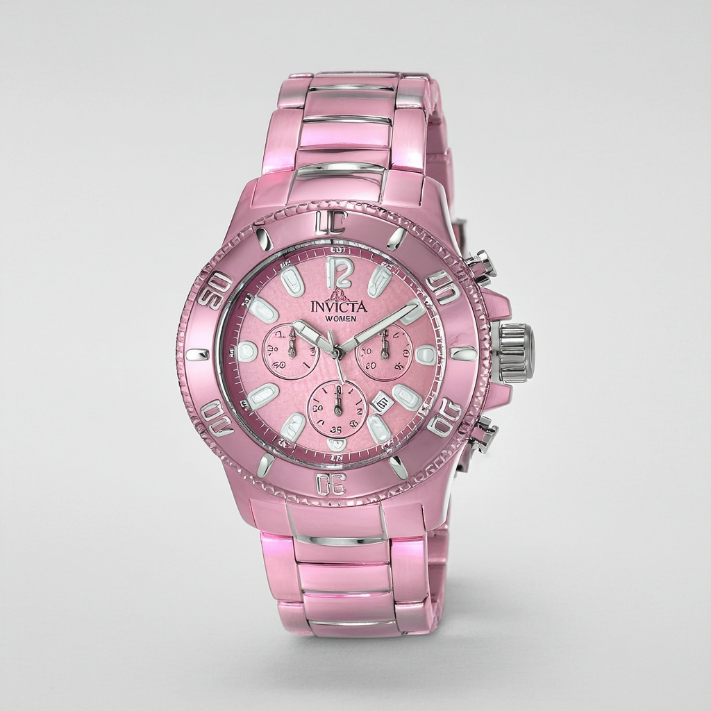 Invicta Women's 14778 Bolt Analog Swiss-Quartz Pink Watch