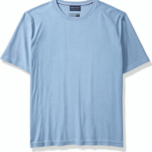 Nautica Men's Short Sleeve Solid Crewneck T-Shirt