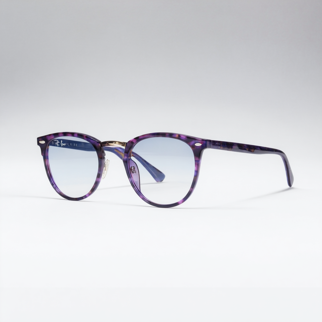 Ray-Ban RX7119-5716 Eyeglasses Violet,Tortoise 53mm