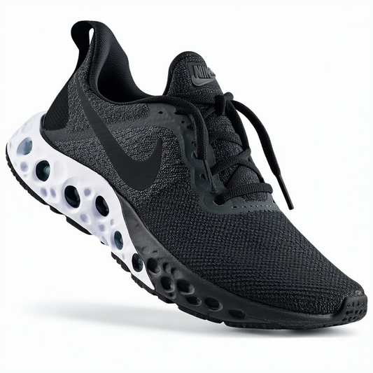 Nike Women's Legend React Running Shoes (Black/Black/Black)(7.5 (M) US)