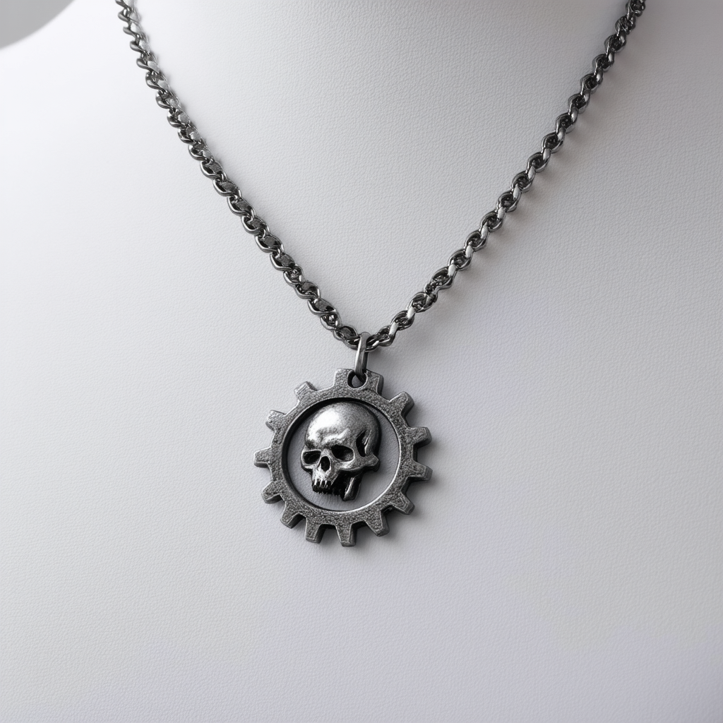 Gears of War Metal COG Tags Necklace