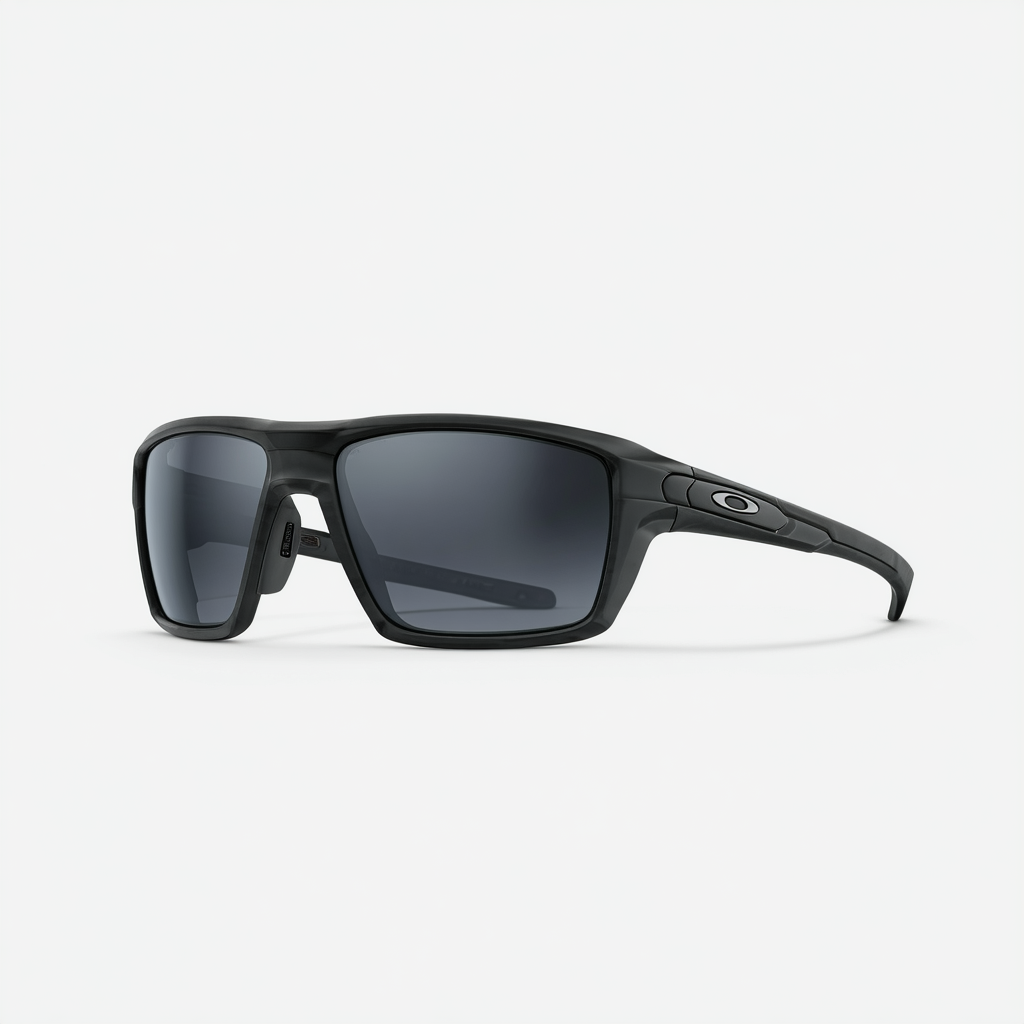 Oakley Men's 0OO9078 Jupiter Rectangular Sunglasses, Polished Black/Black Iridium, 58 mm