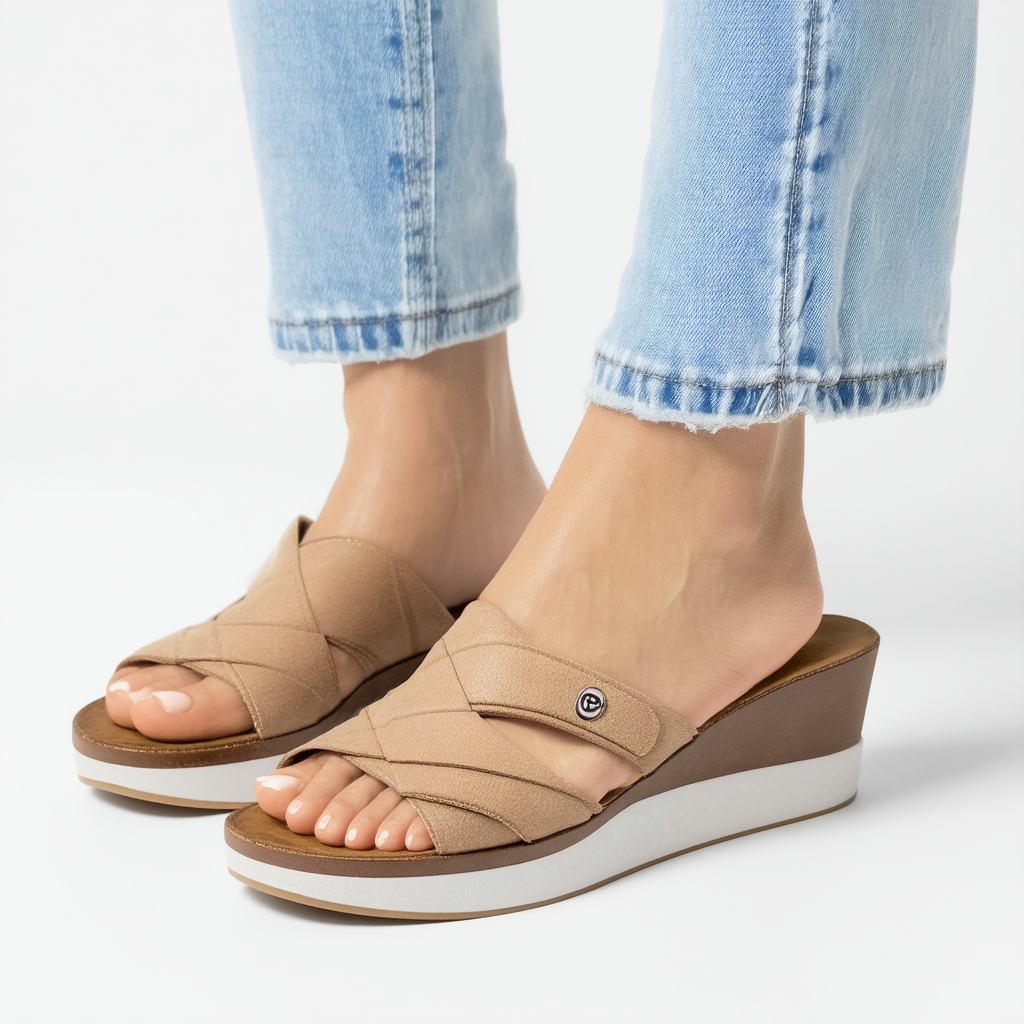 Rockport Women's Briah Slide Wedge Sandal