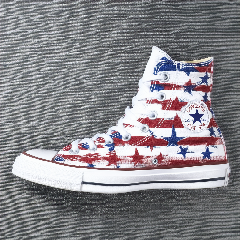 Converse Mens Chuck Taylor All Star Stars and Bars Hi-Top Sneaker