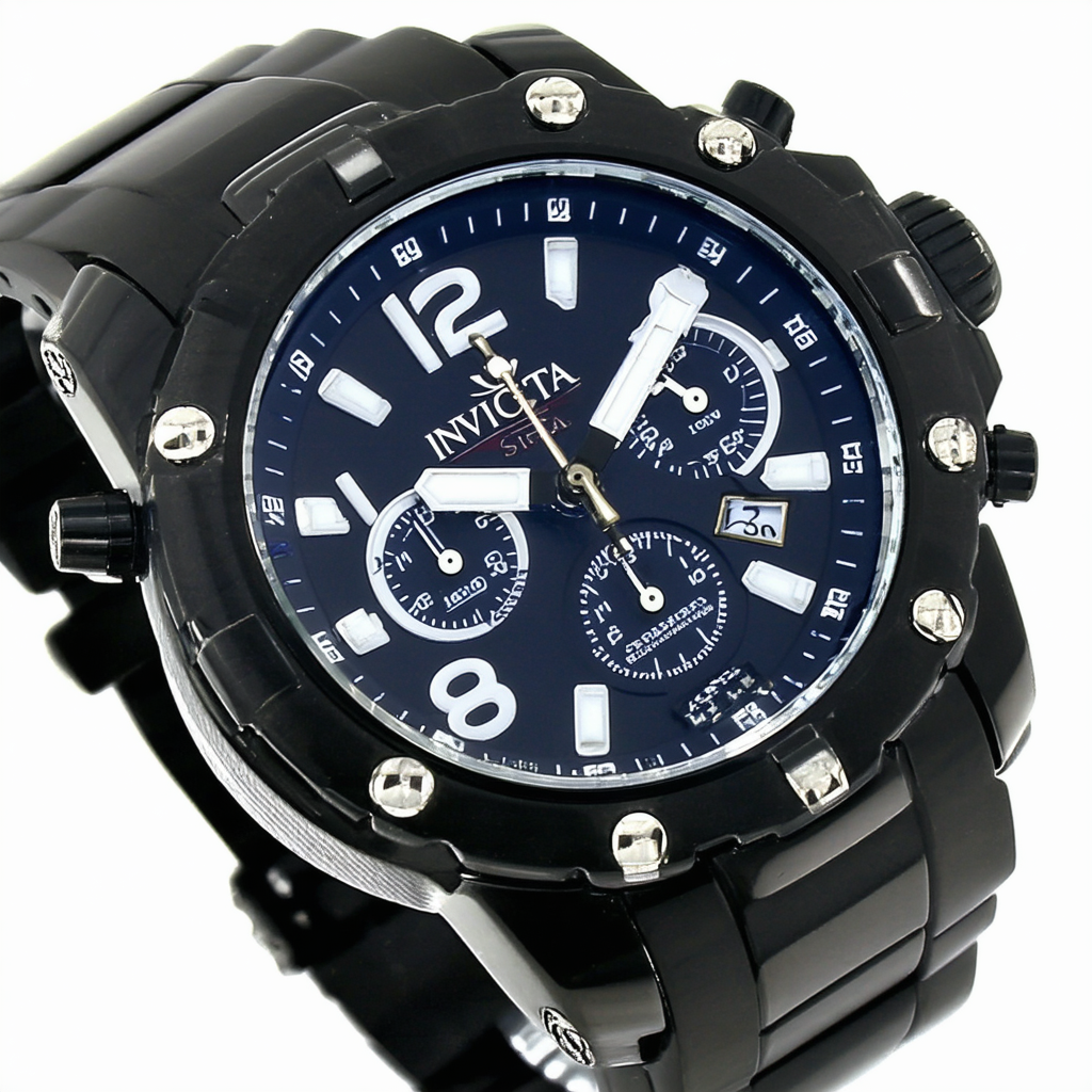 Invicta Men's 12590 Subaqua Analog-Digital Swiss-Quartz Black Watch