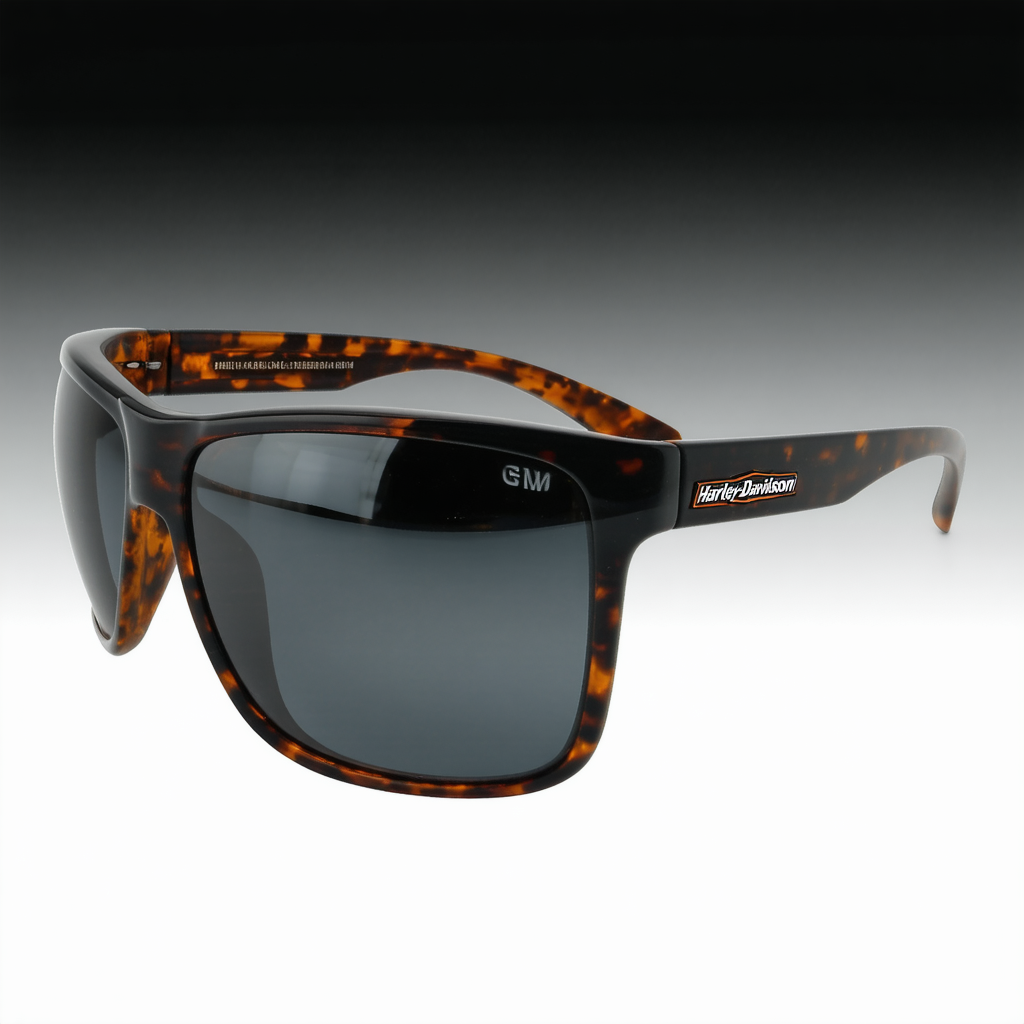 Harley-Davidson Gem Grey Lens w/Dark Tortoise Frame Sunglasses HDGEM01