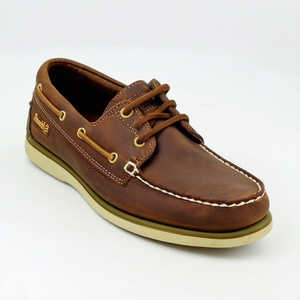 Timberland Men's Classic 2-Eye Boat Shoe,Brown/Brown,12 M US