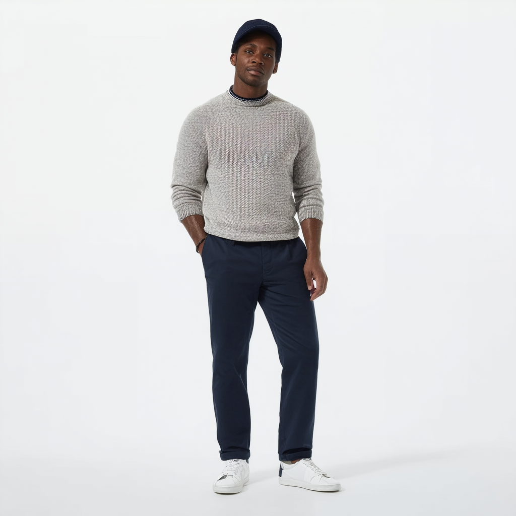 Tommy Hilfiger Men's Adaptive Tech Chino Pants with Velcro Brand Closure and Fly