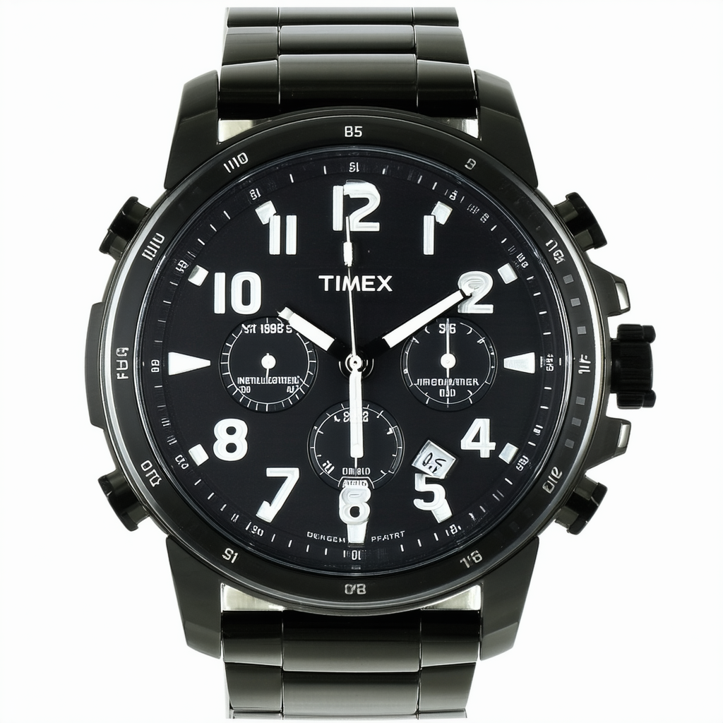 Timex Men's T2N505 Intelligent Quartz T Series Perpetual Calendar Black Dial Bracelet Watch