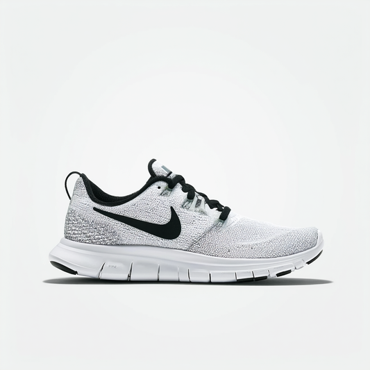 Nike Womens Free 5.0 Running Shoes White/Black Size 8 B(M) US