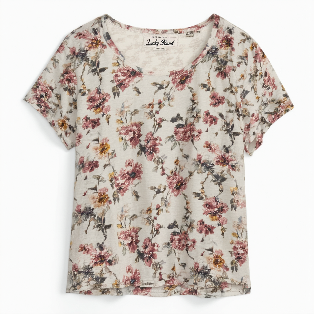 Lucky Brand Women's Floral Tee
